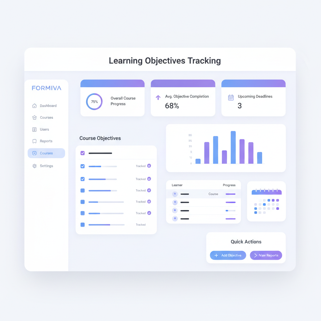 Suivi des objectifs d'apprentissage