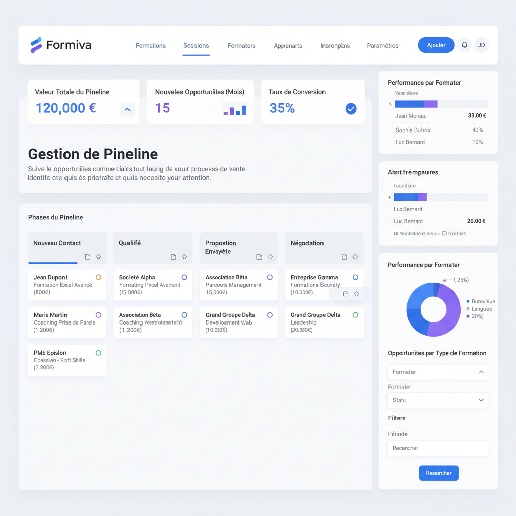 Gestion du pipeline