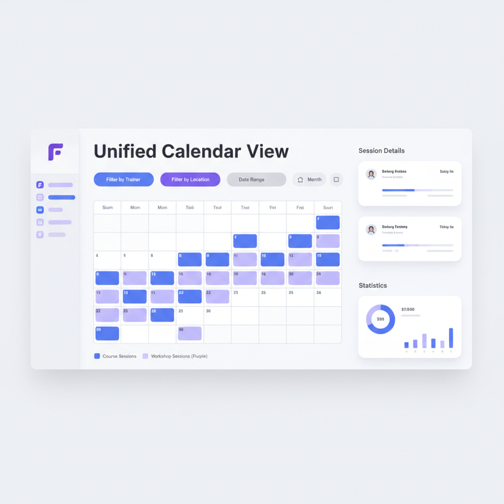 Vue calendrier unifiée