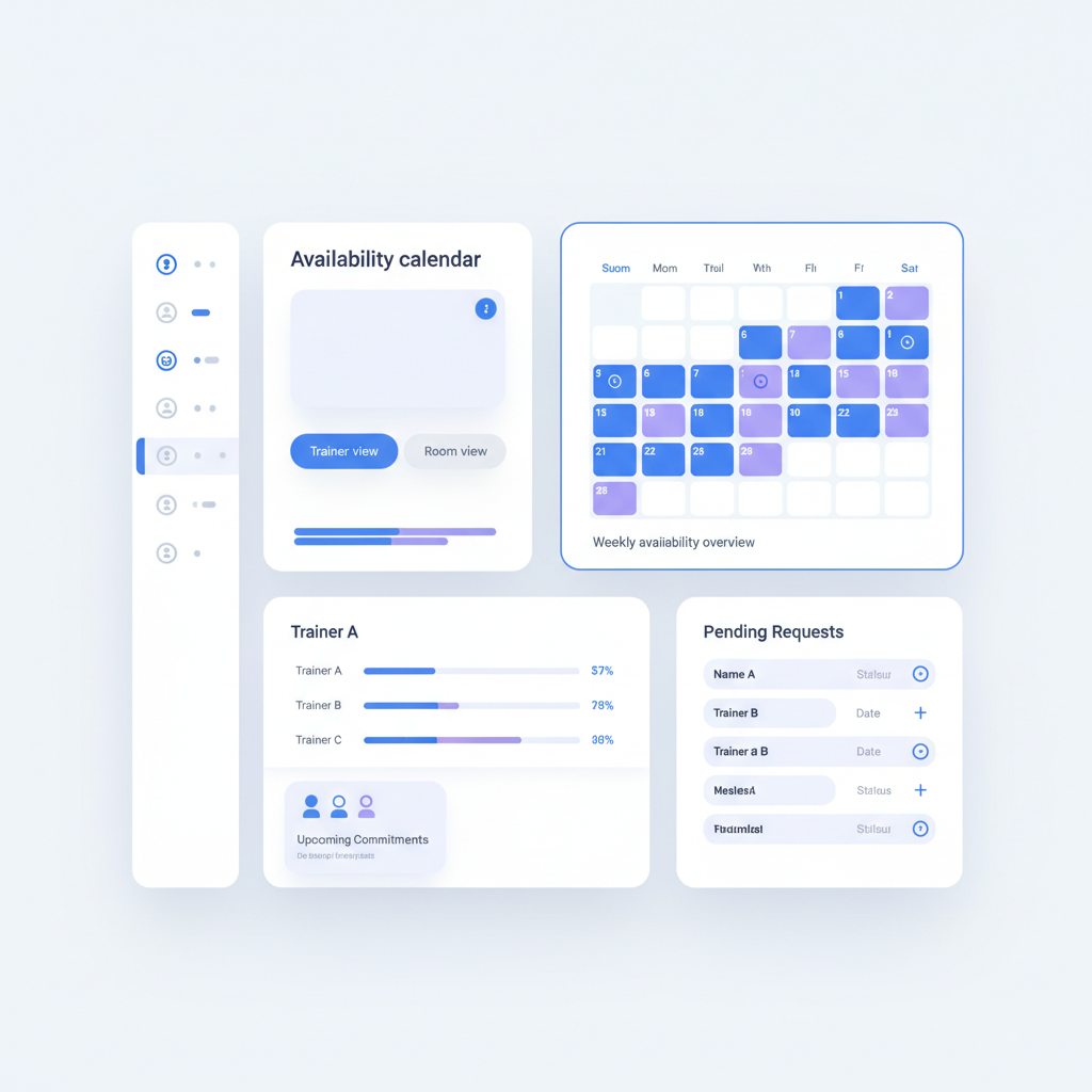 Calendrier de disponibilité